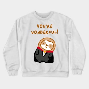 You’re Wonderful Vampire Sloth Crewneck Sweatshirt